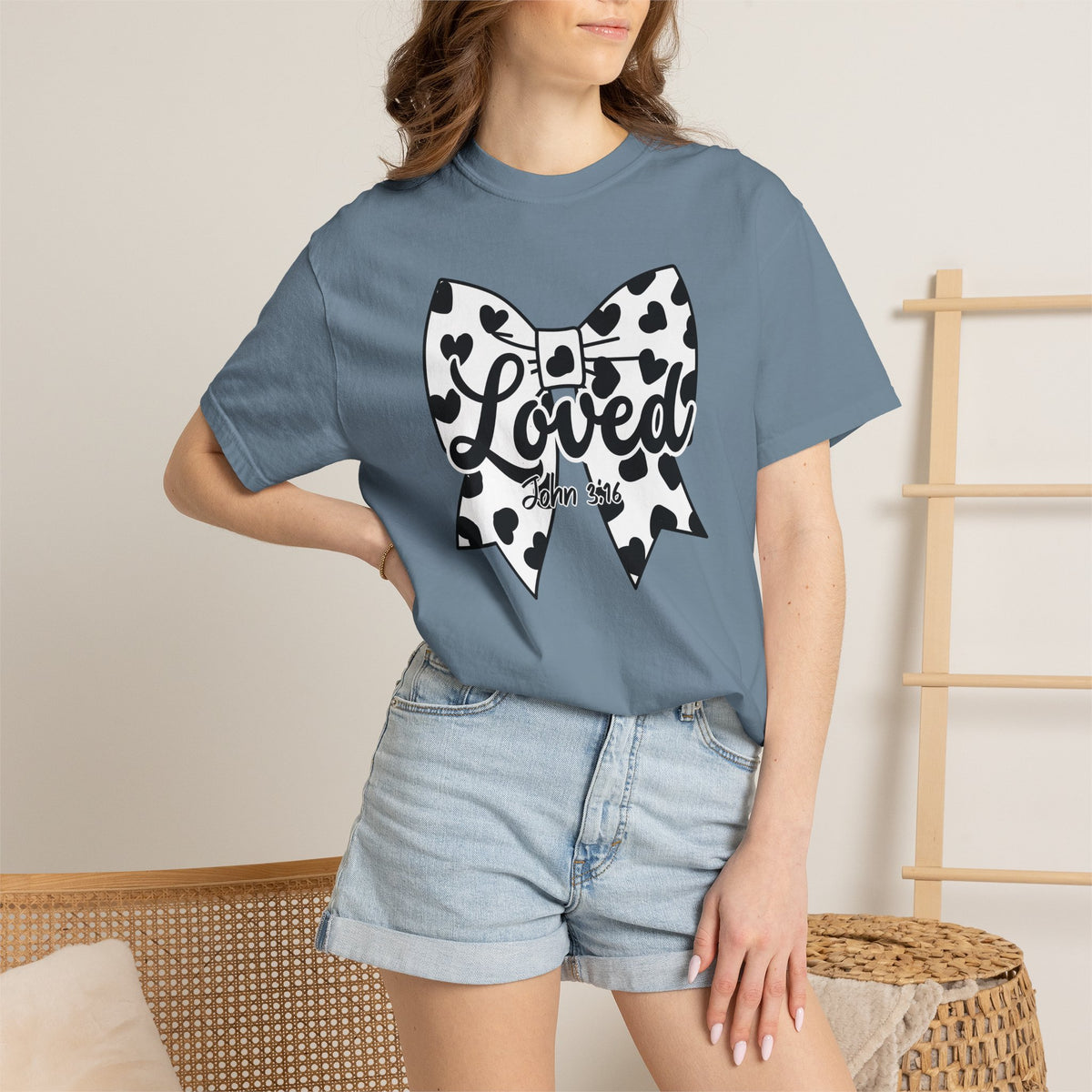 Cowgirl Polka Dot Bow T-Shirt | Christian Faith Graphic Tee