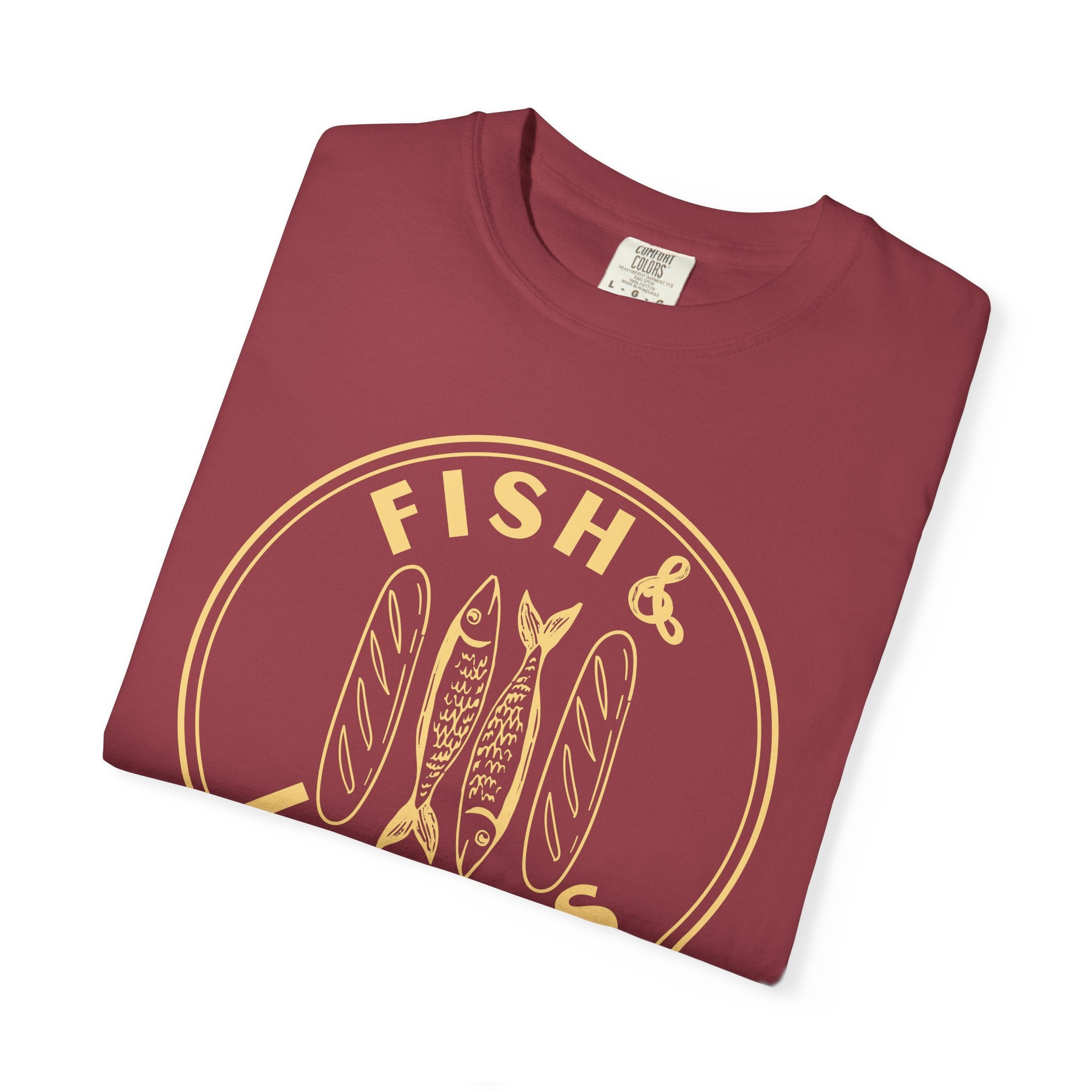 Fish & Loaves T-Shirt | Christian Faith Graphic Tee