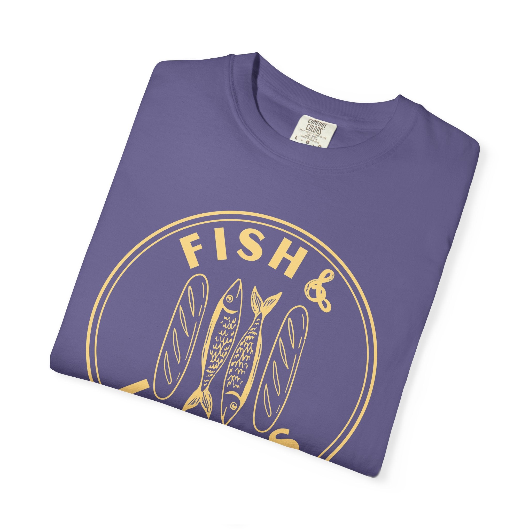 Fish & Loaves T-Shirt | Christian Faith Graphic Tee