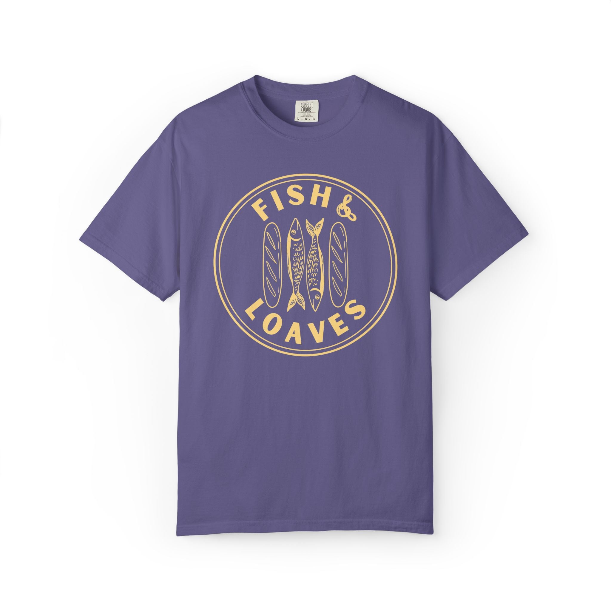 Fish & Loaves T-Shirt | Christian Faith Graphic Tee