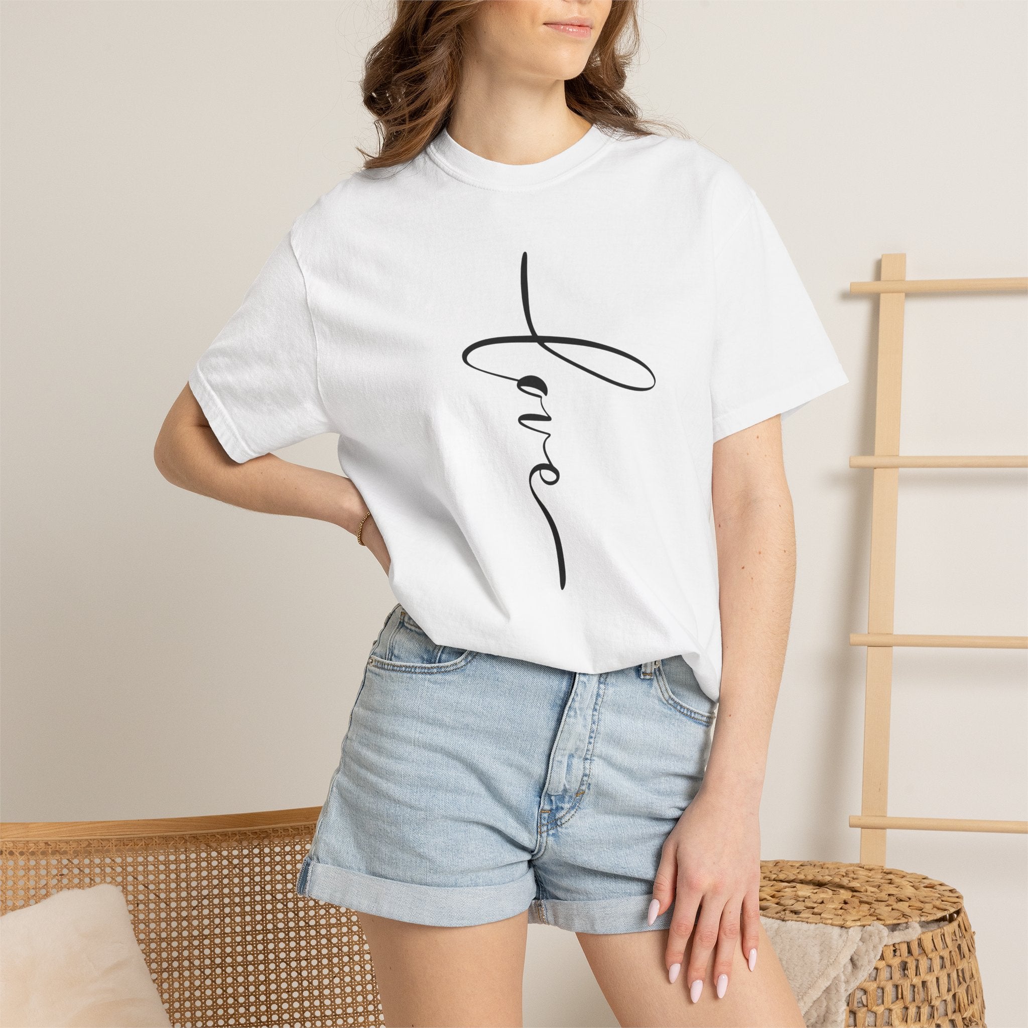Love Cross T-Shirt | Christian Faith Graphic Tee