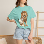 Lion&Lamb Image T-Shirt | Christian Faith Graphic Tee