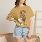 Lion&Lamb Image T-Shirt | Christian Faith Graphic Tee