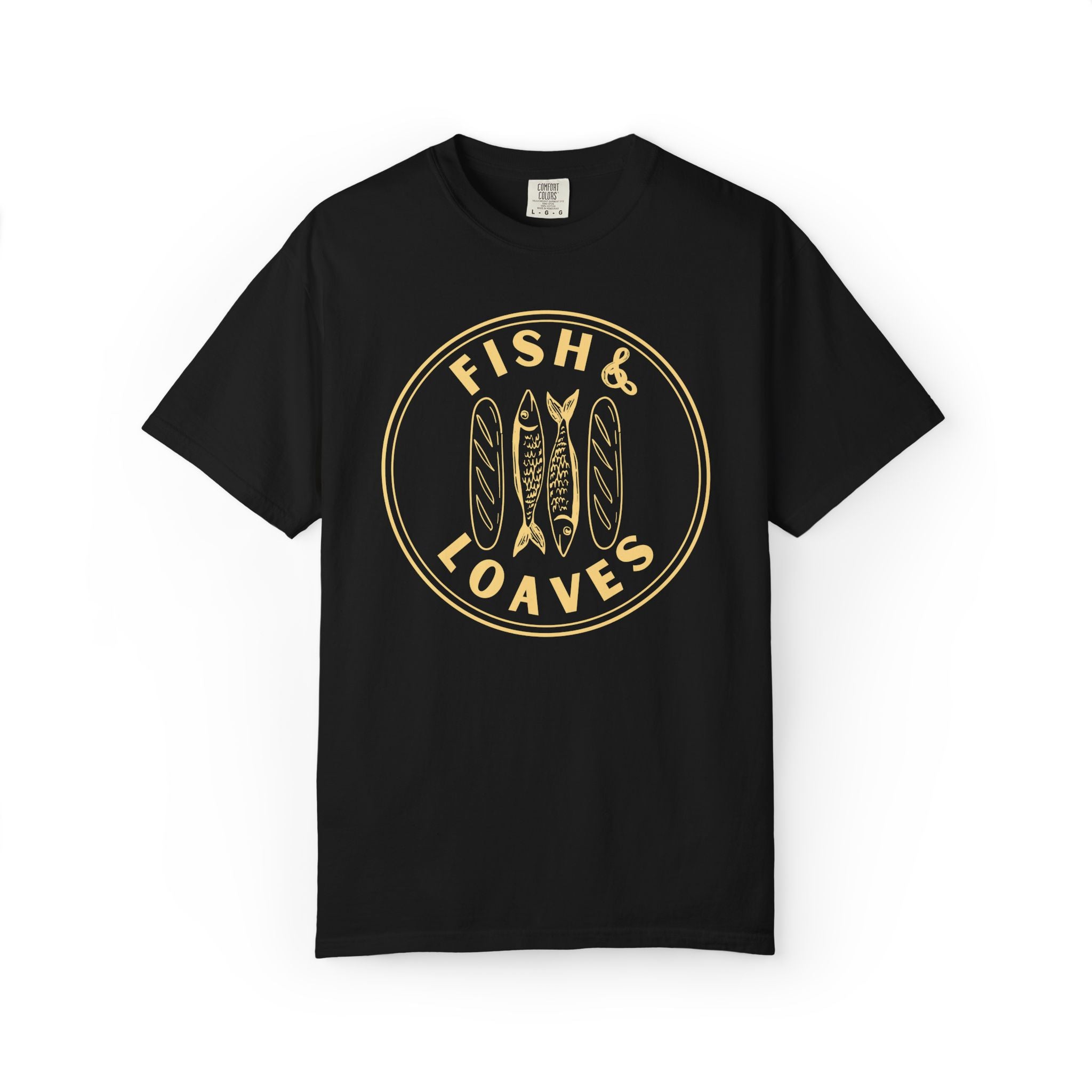 Fish & Loaves T-Shirt | Christian Faith Graphic Tee