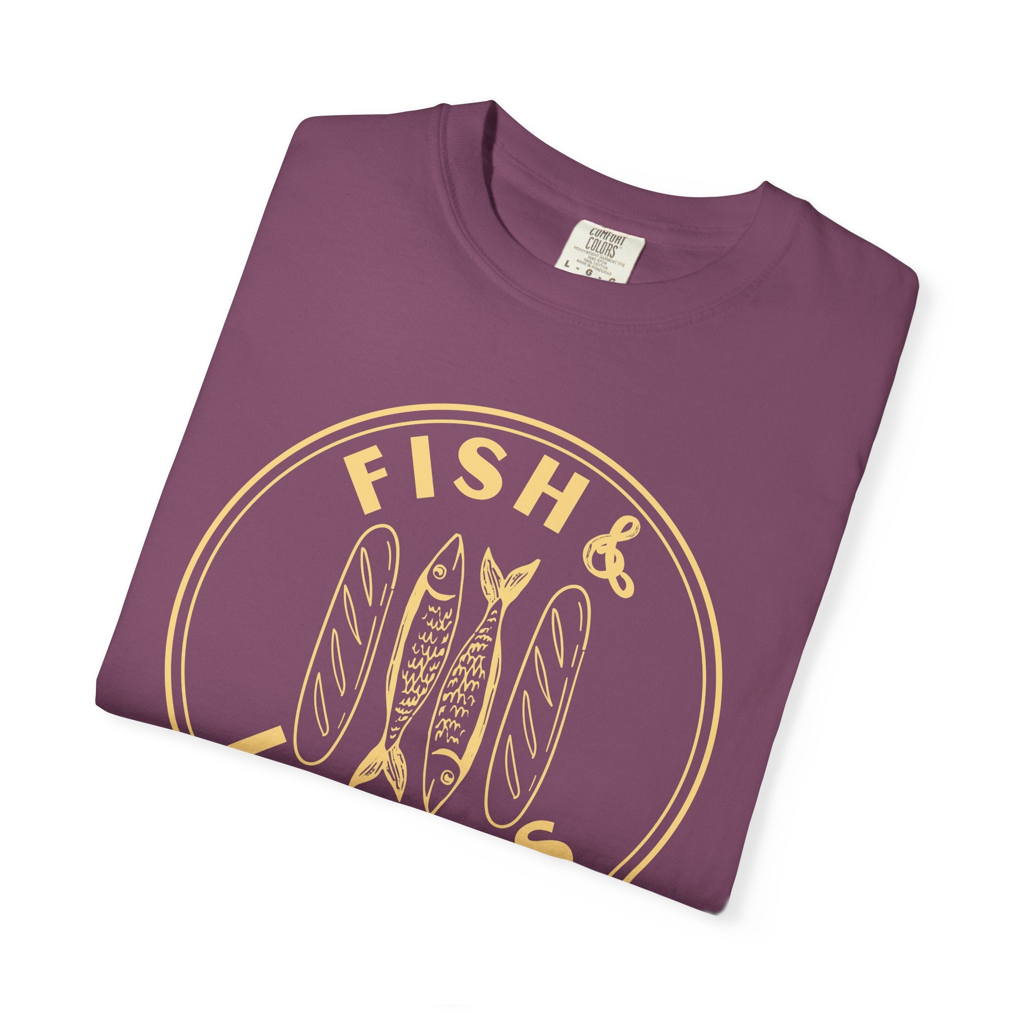 Fish & Loaves T-Shirt | Christian Faith Graphic Tee