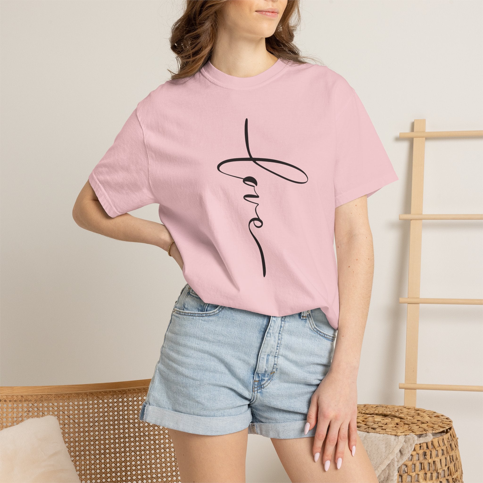 Love Cross T-Shirt | Christian Faith Graphic Tee