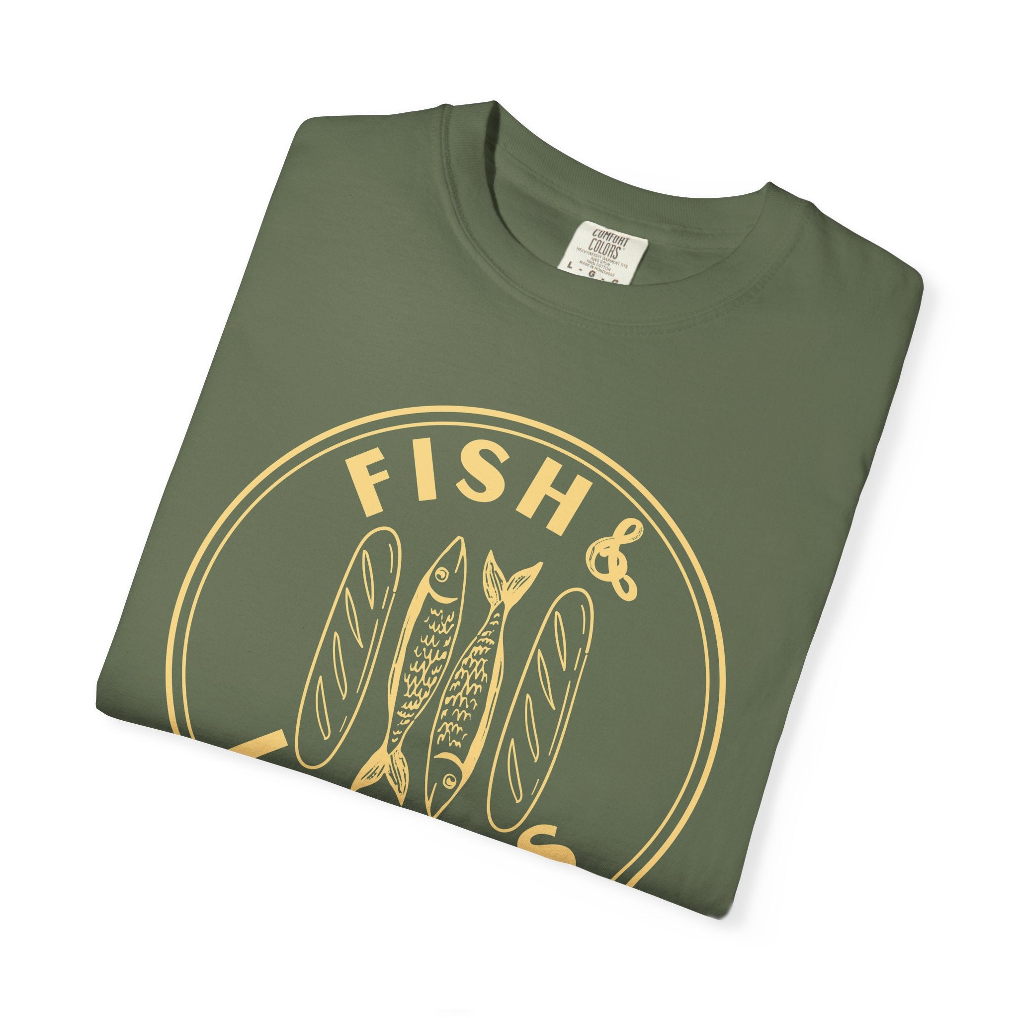Fish & Loaves T-Shirt | Christian Faith Graphic Tee