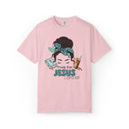 Messy Bun Jesus & Coffee Run T-Shirt | Christian Faith Graphic Tee