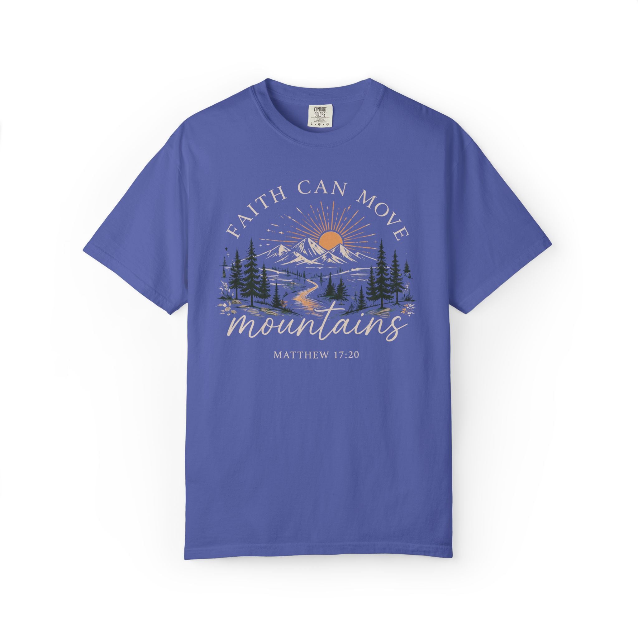 Faith Can Move Mountains T-Shirt | Christian Faith Graphic Tee