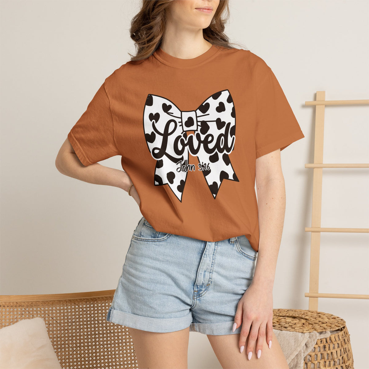 Cowgirl Polka Dot Bow T-Shirt | Christian Faith Graphic Tee