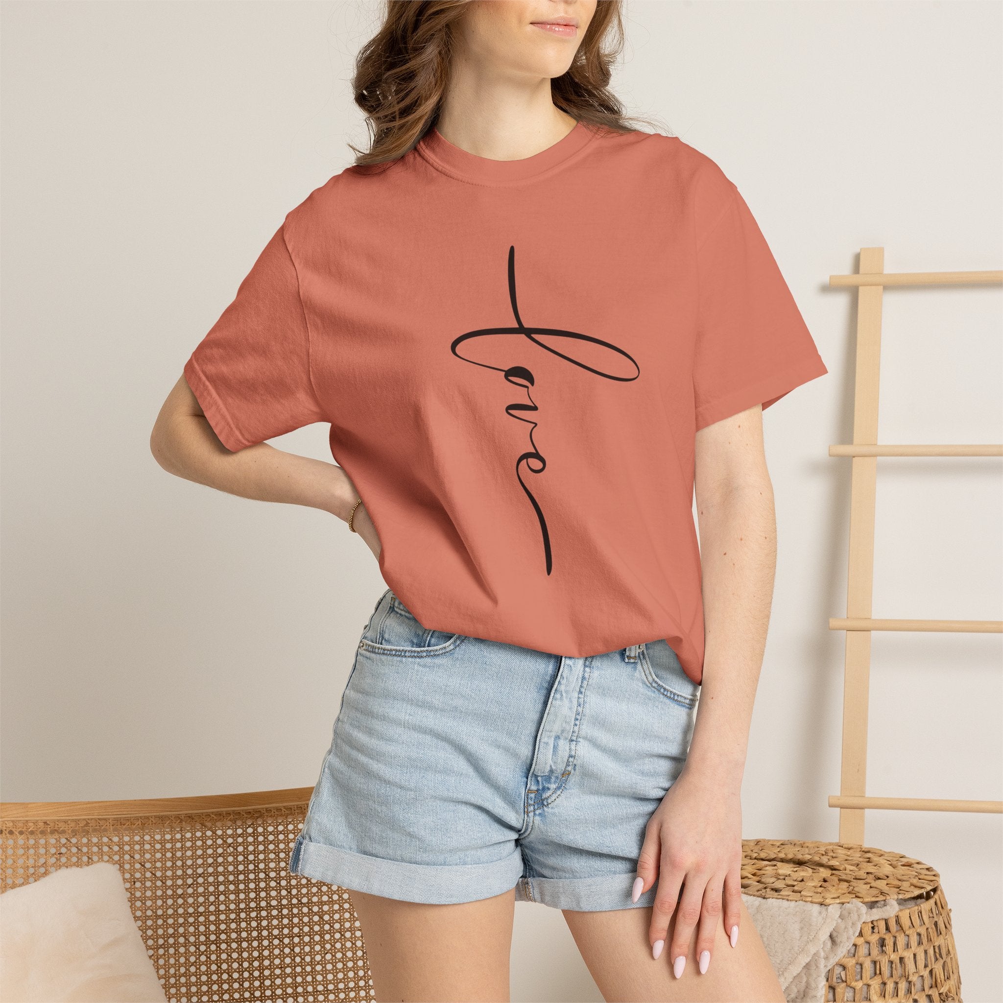 Love Cross T-Shirt | Christian Faith Graphic Tee