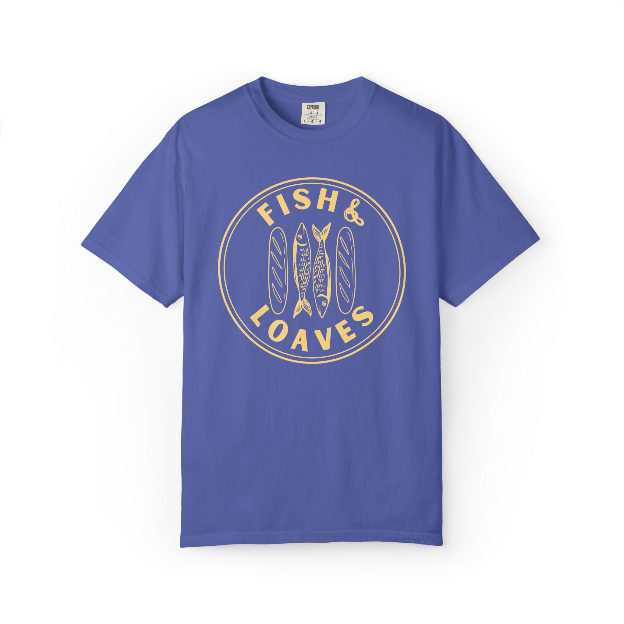 Fish & Loaves T-Shirt | Christian Faith Graphic Tee