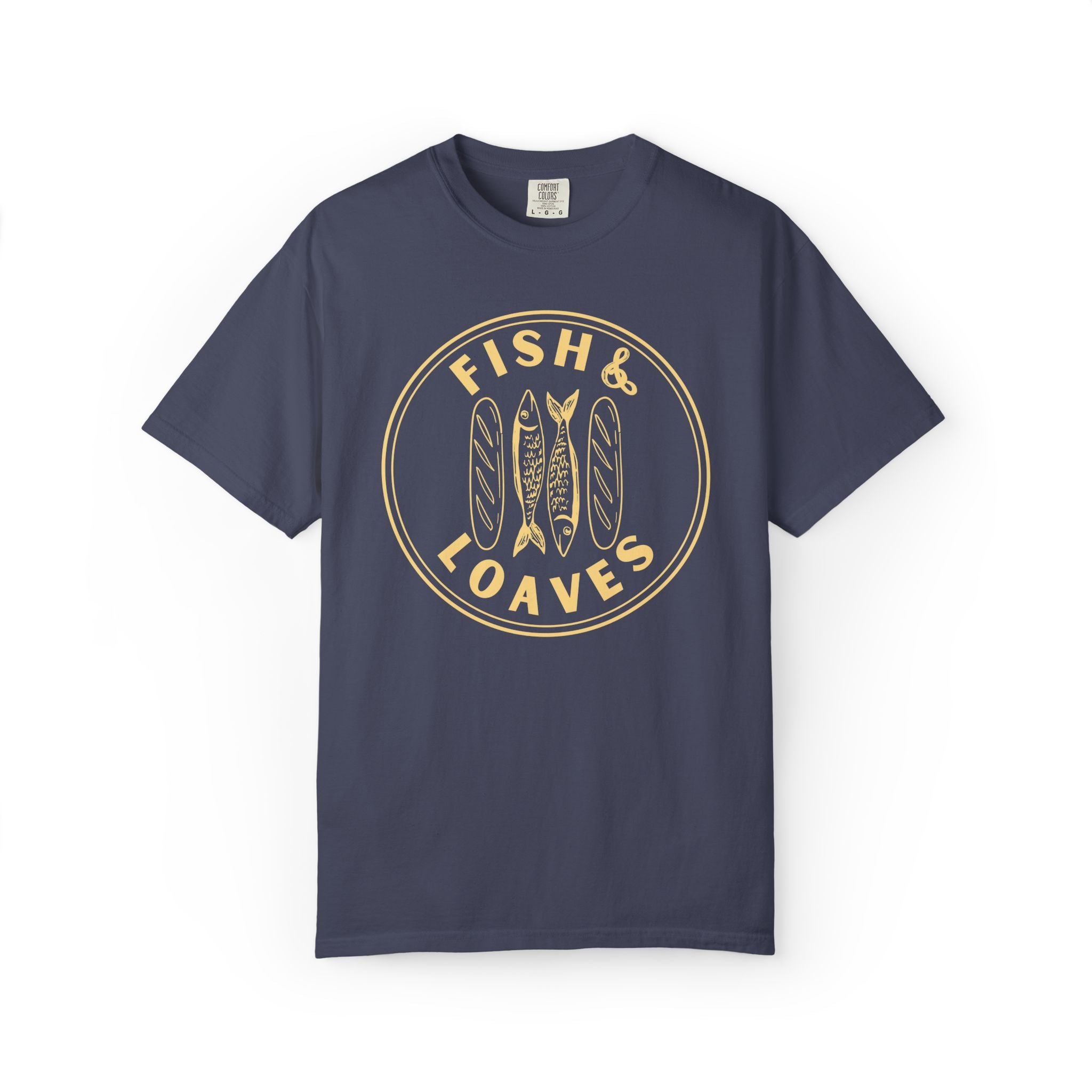 Fish & Loaves T-Shirt | Christian Faith Graphic Tee