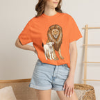 Lion&Lamb Image T-Shirt | Christian Faith Graphic Tee