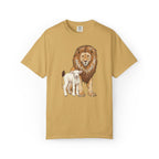 Lion&Lamb Image T-Shirt | Christian Faith Graphic Tee