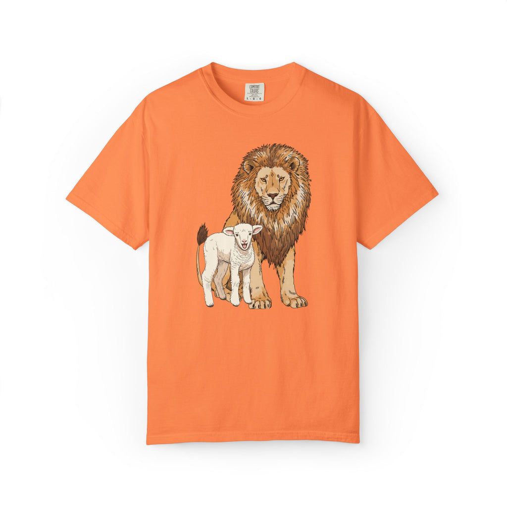 Lion&Lamb Image T-Shirt | Christian Faith Graphic Tee