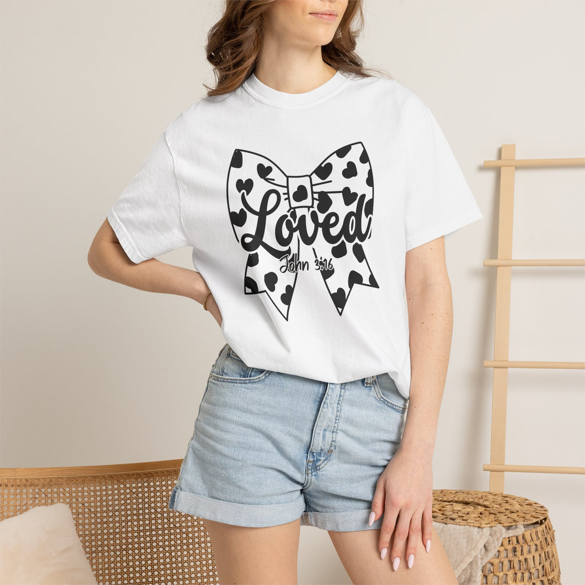 Cowgirl Polka Dot Bow T-Shirt | Christian Faith Graphic Tee