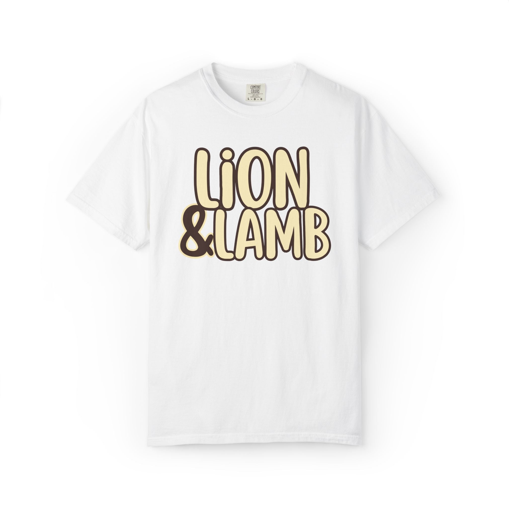 Lion&Lamb Name T-Shirt | Christian Faith Graphic Tee