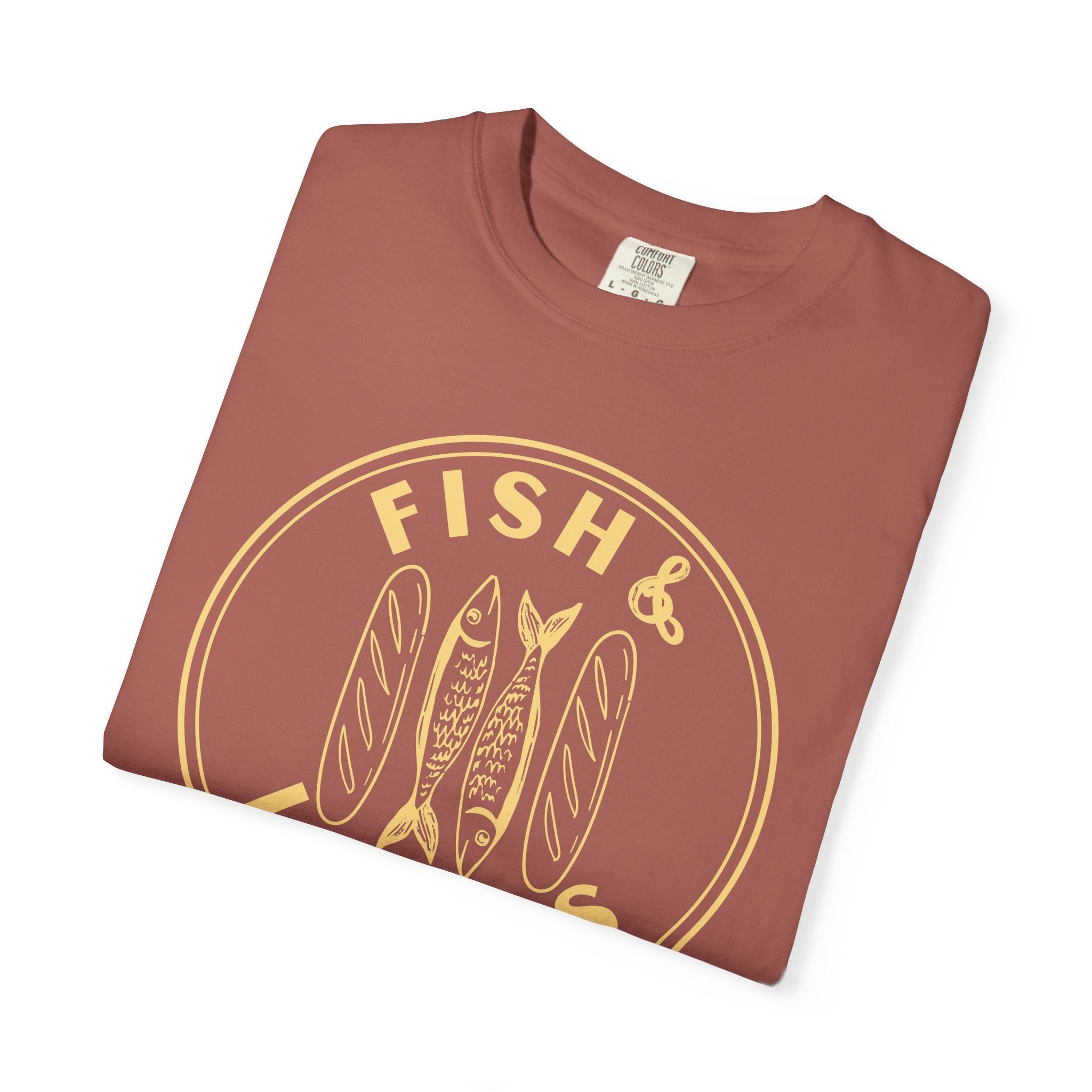 Fish & Loaves T-Shirt | Christian Faith Graphic Tee