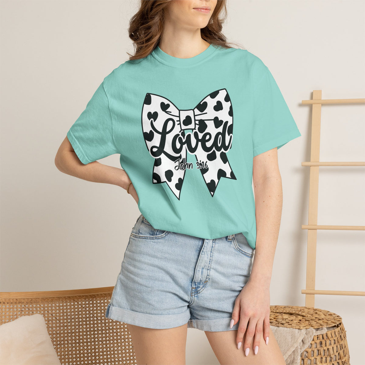 Cowgirl Polka Dot Bow T-Shirt | Christian Faith Graphic Tee