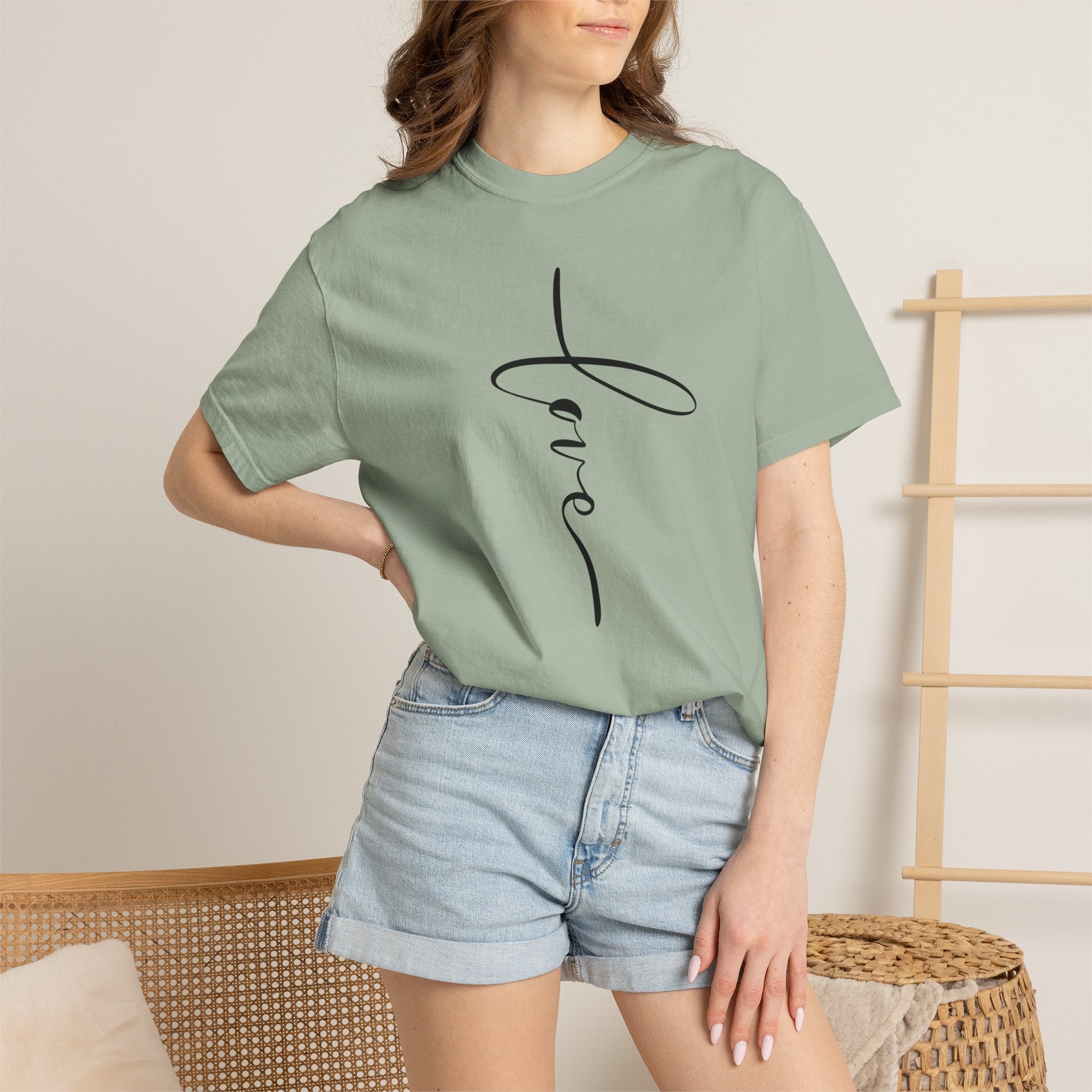 Love Cross T-Shirt | Christian Faith Graphic Tee