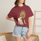 Lion&Lamb Image T-Shirt | Christian Faith Graphic Tee