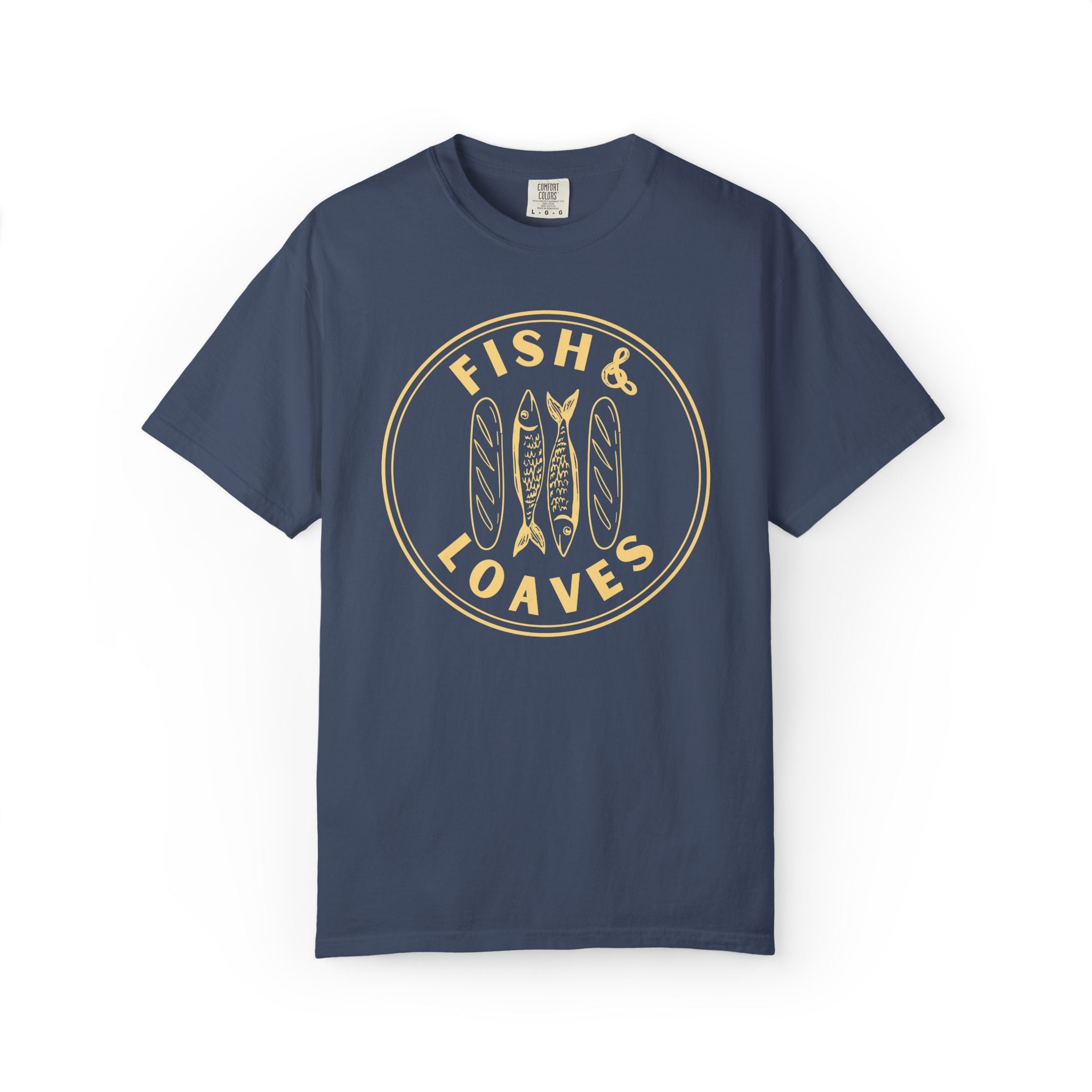 Fish & Loaves T-Shirt | Christian Faith Graphic Tee