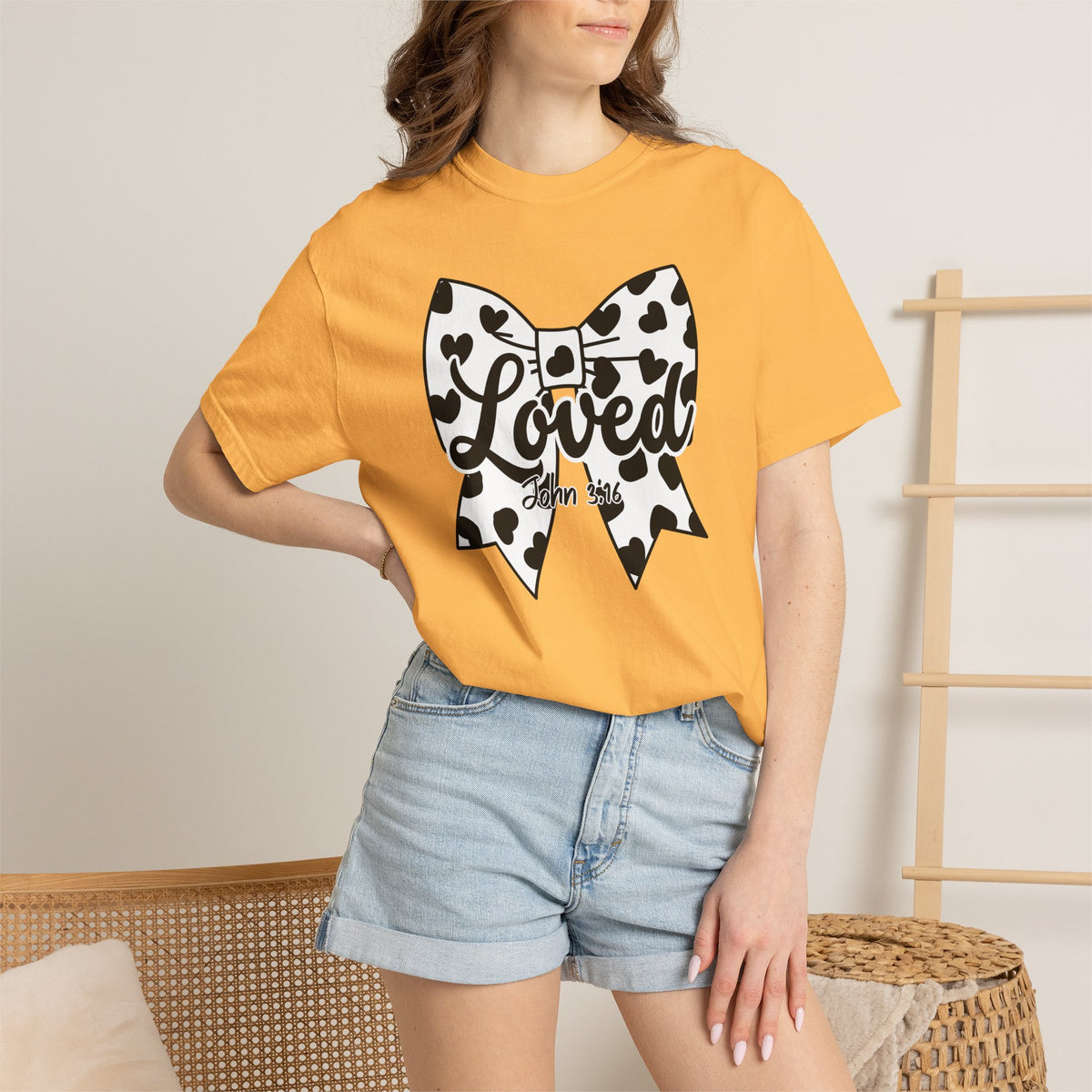 Cowgirl Polka Dot Bow T-Shirt | Christian Faith Graphic Tee