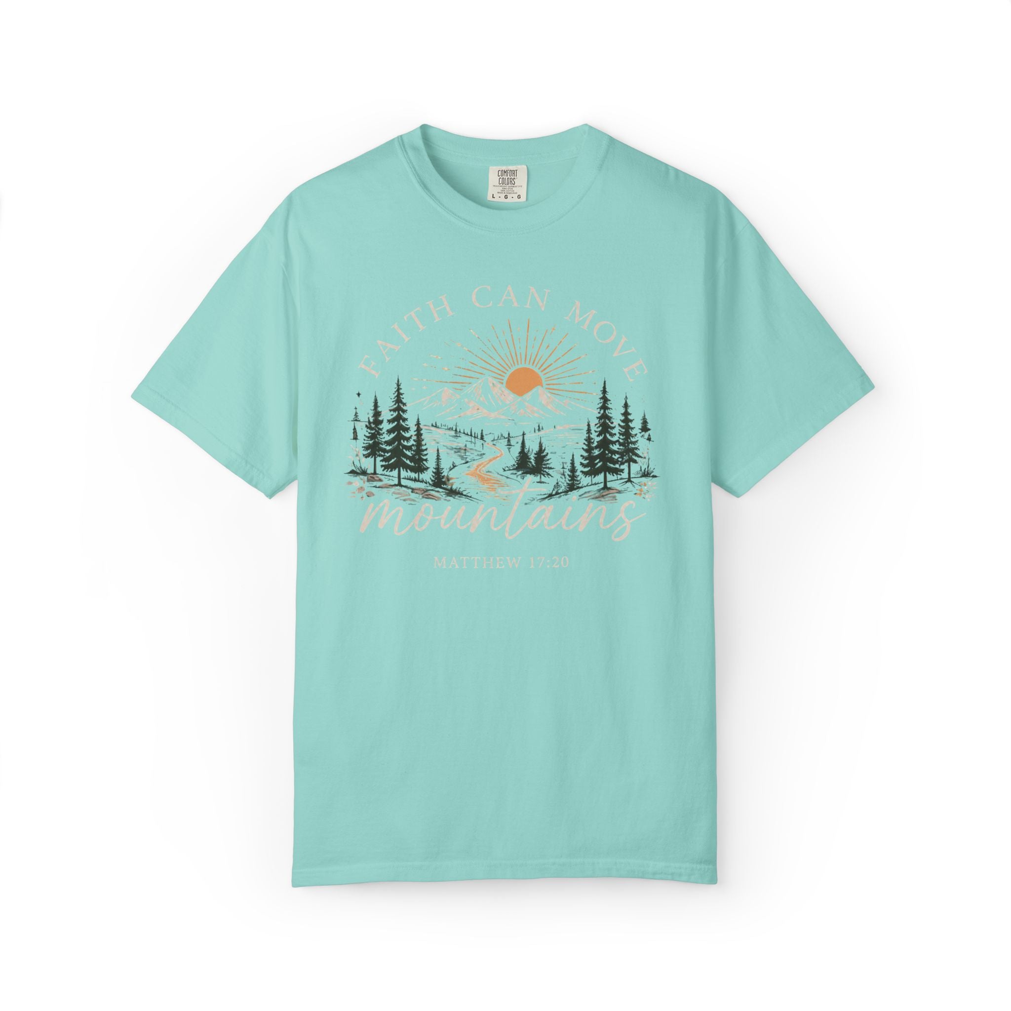 Faith Can Move Mountains T-Shirt | Christian Faith Graphic Tee