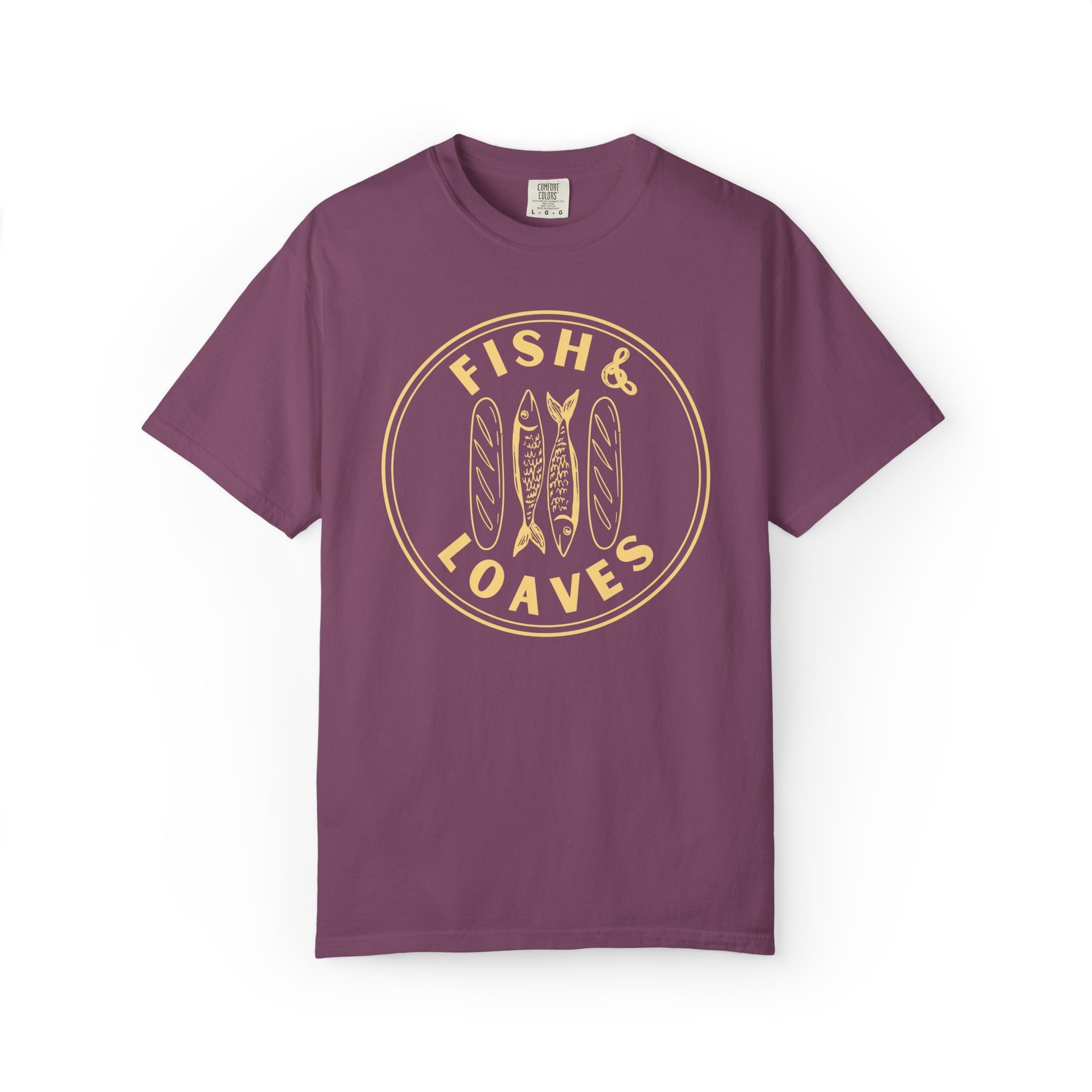 Fish & Loaves T-Shirt | Christian Faith Graphic Tee
