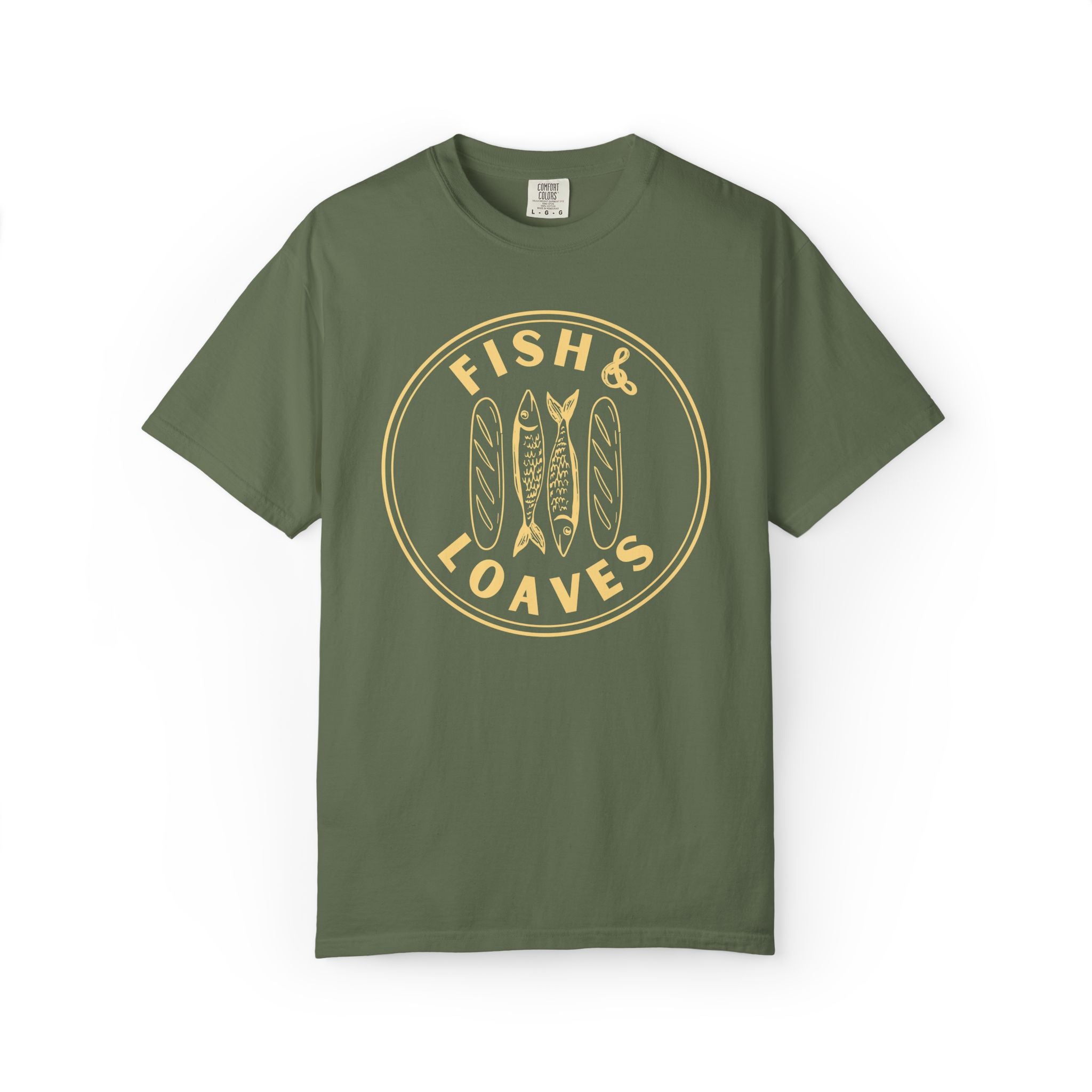 Fish & Loaves T-Shirt | Christian Faith Graphic Tee
