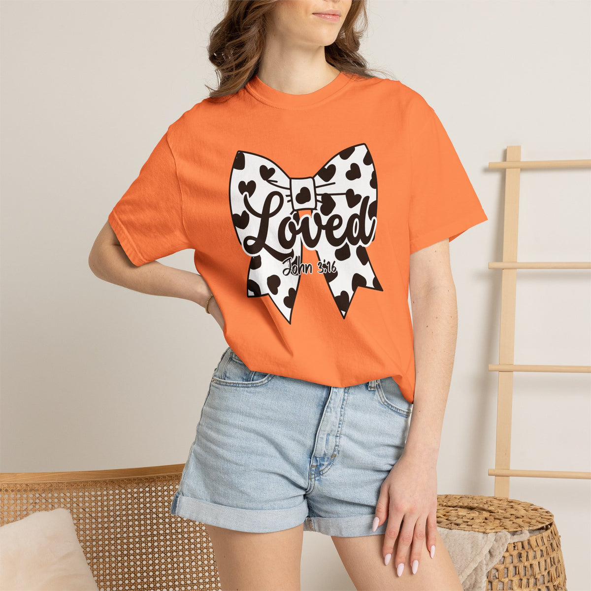 Cowgirl Polka Dot Bow T-Shirt | Christian Faith Graphic Tee