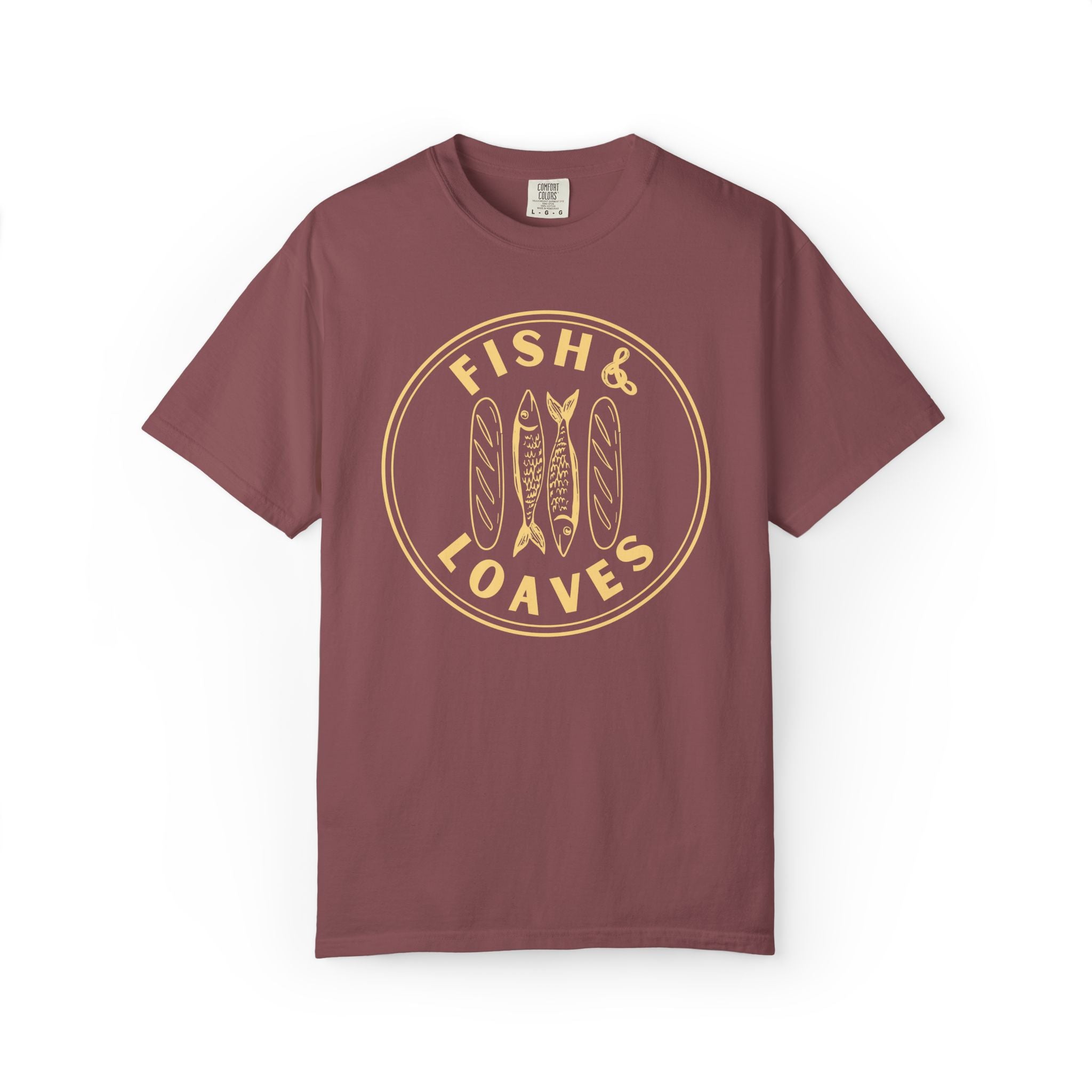 Fish & Loaves T-Shirt | Christian Faith Graphic Tee