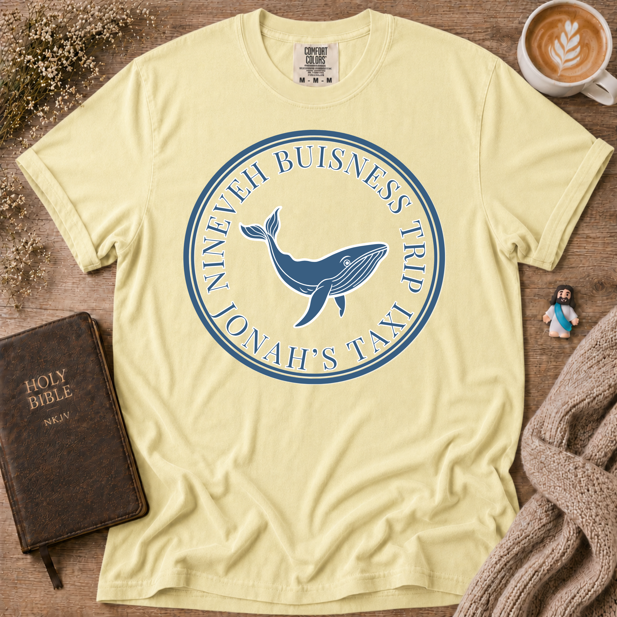 Jonah's Taxi T-Shirt | Christian Faith Graphic Tee