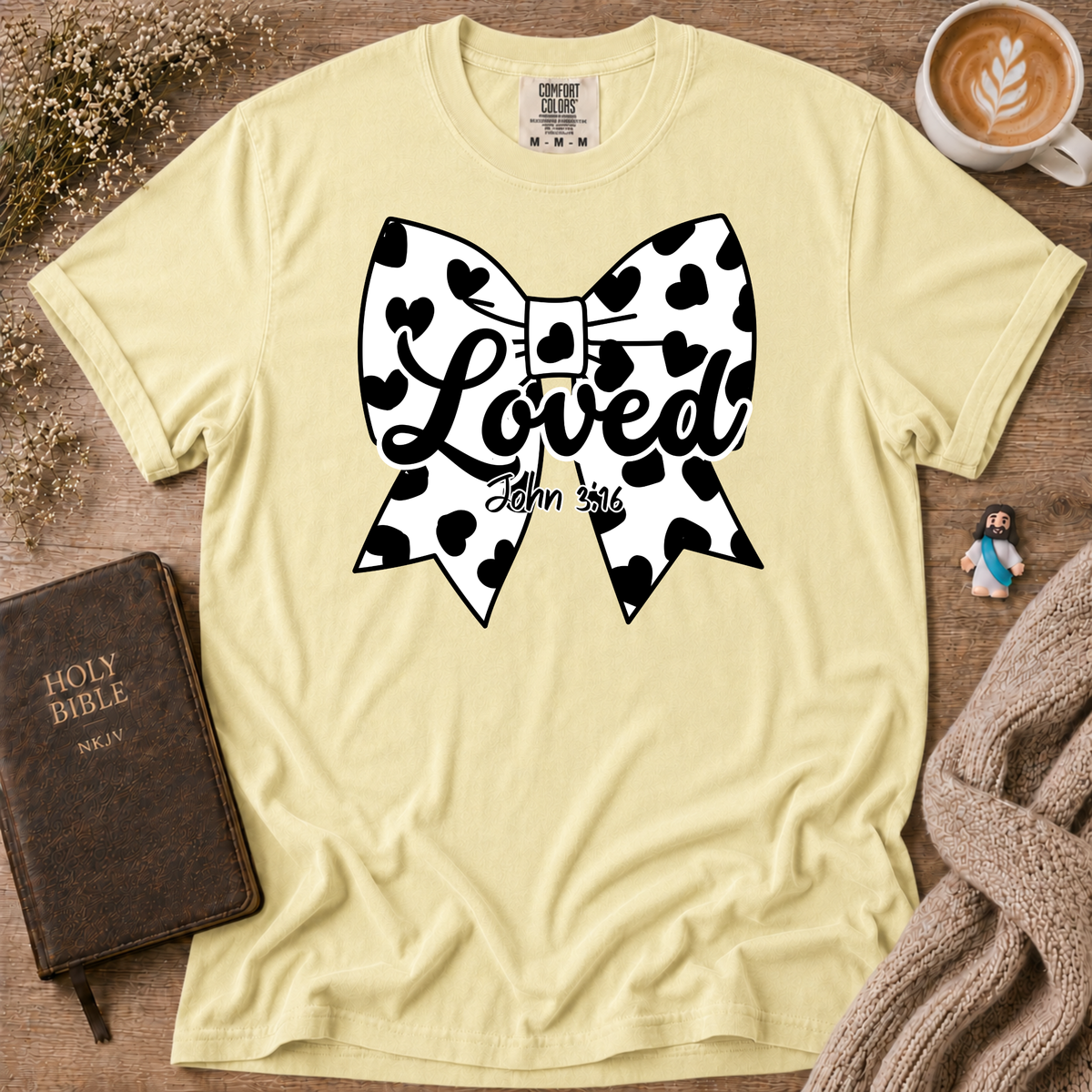 Cowgirl Polka Dot Bow T-Shirt | Christian Faith Graphic Tee