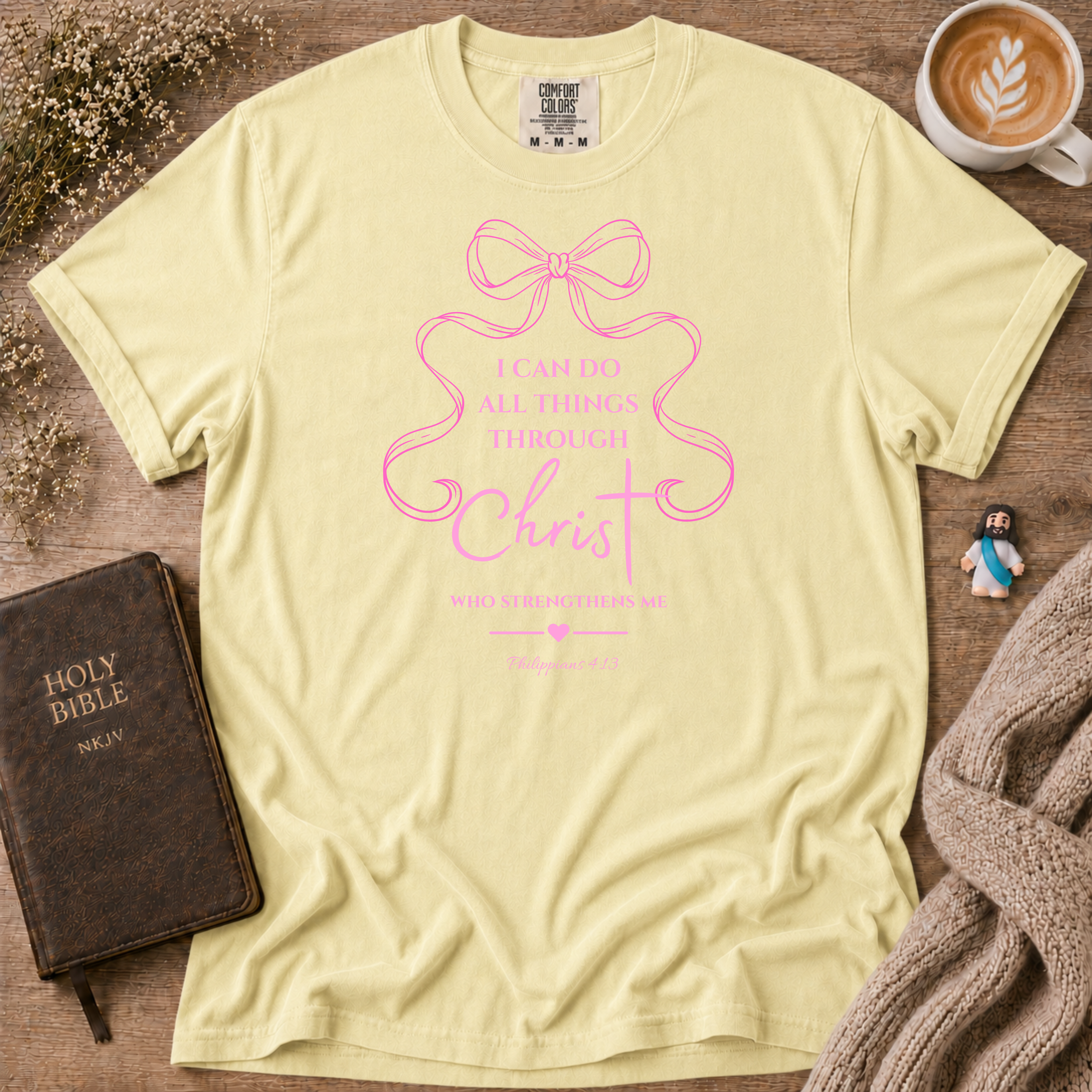 Philippians 4:13 T-Shirt | Christian Faith Graphic Tee