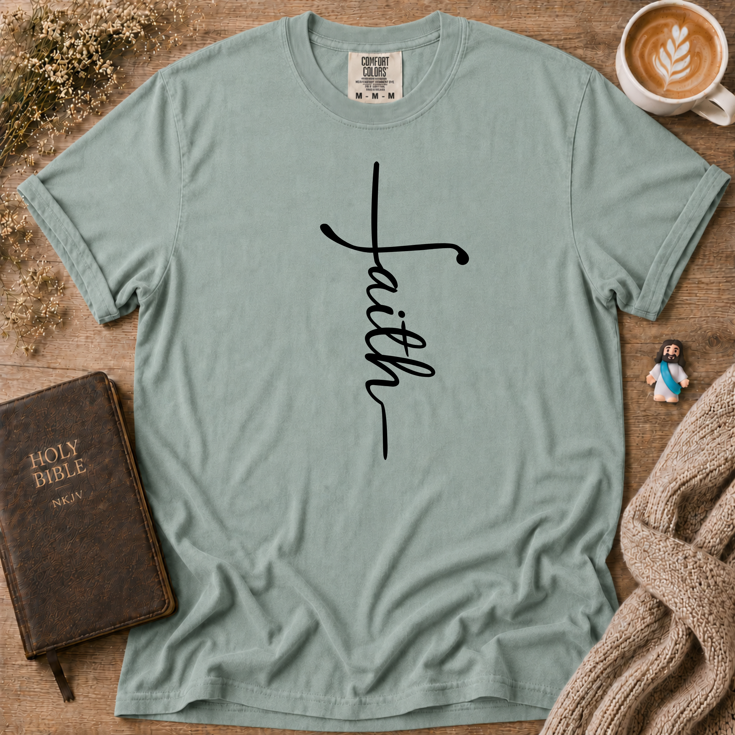 Faith Cross T-Shirt | Christian Faith Graphic Tee