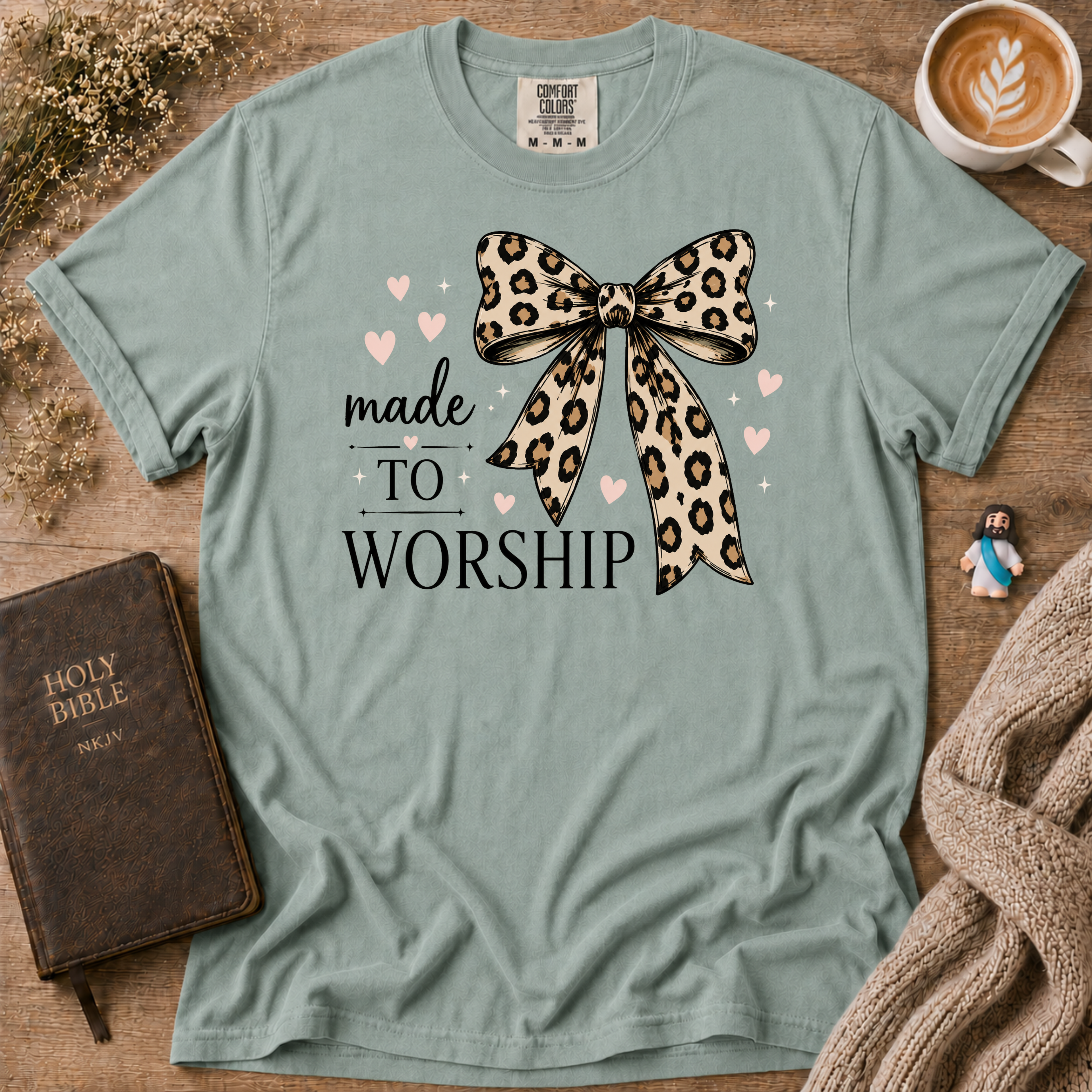 Made to Worship T-Shirt | Christian Faith Graphic Tee