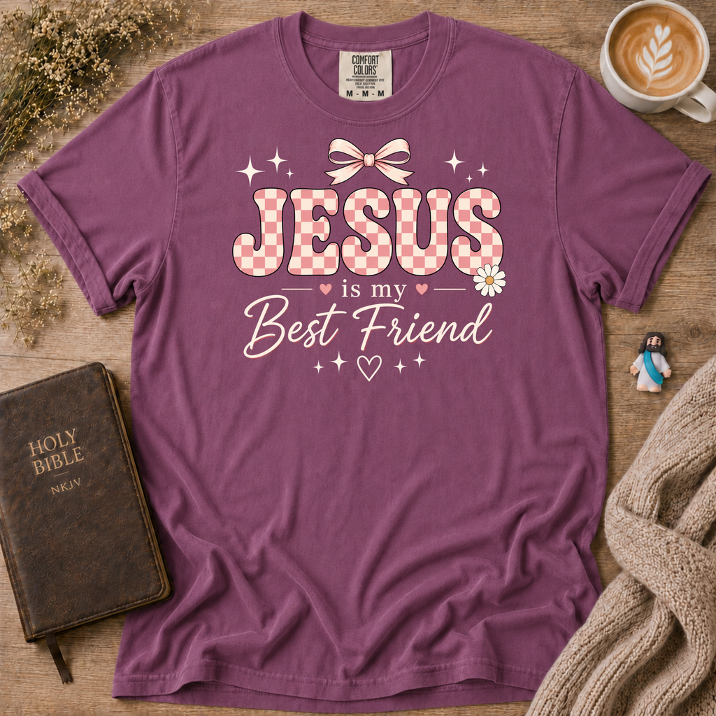 Jesus is My Best Friend T-Shirt | Christian Faith Graphic Tee