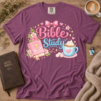 Bible Study Hot CoCo T-Shirt | Christian Faith Graphic Tee