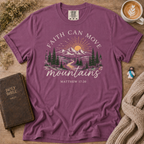 Faith Can Move Mountains T-Shirt | Christian Faith Graphic Tee
