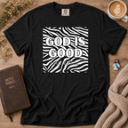 God Is Good Zebra T-Shirt | Christian Faith Graphic Tee