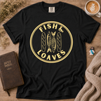 Fish & Loaves T-Shirt | Christian Faith Graphic Tee