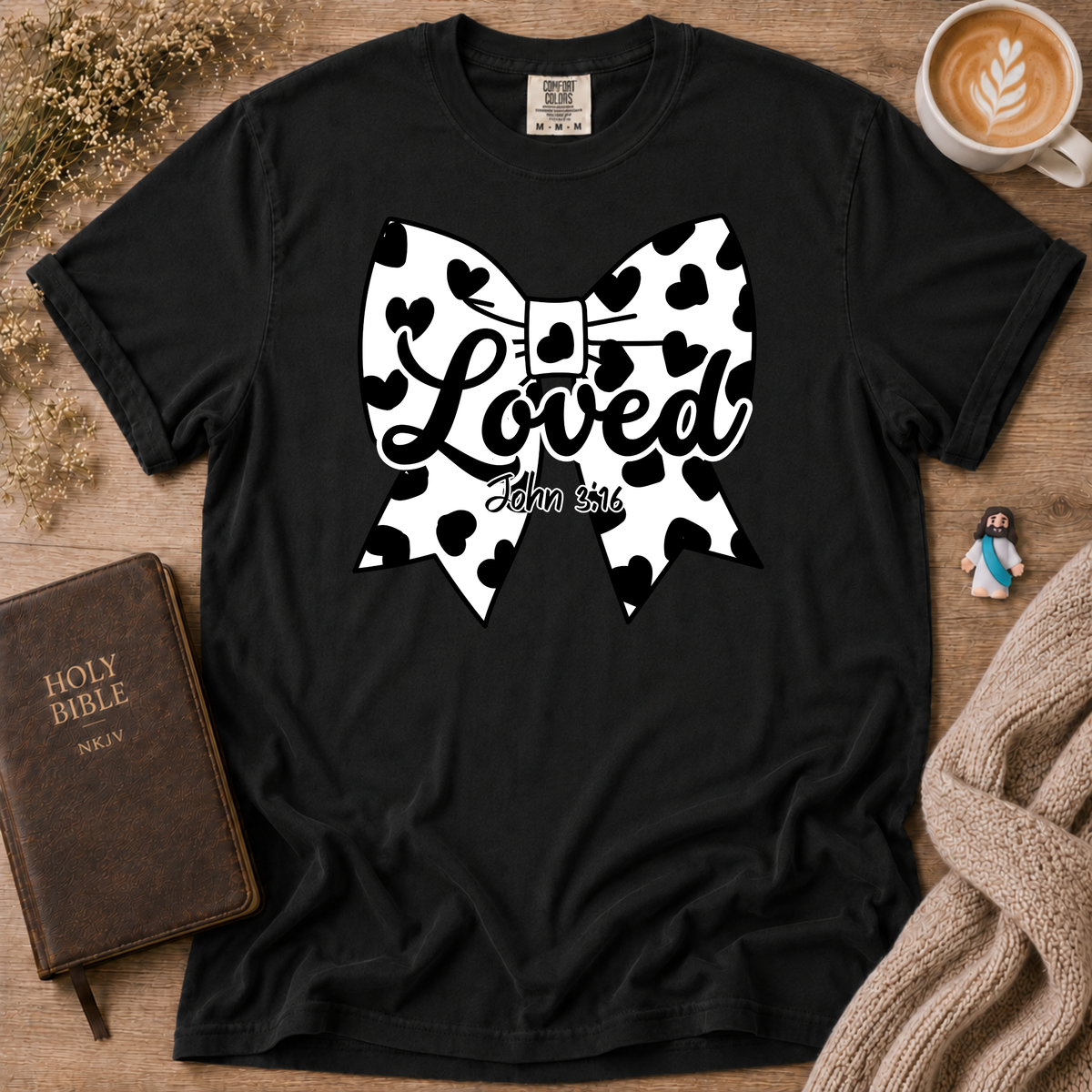 Cowgirl Polka Dot Bow T-Shirt | Christian Faith Graphic Tee