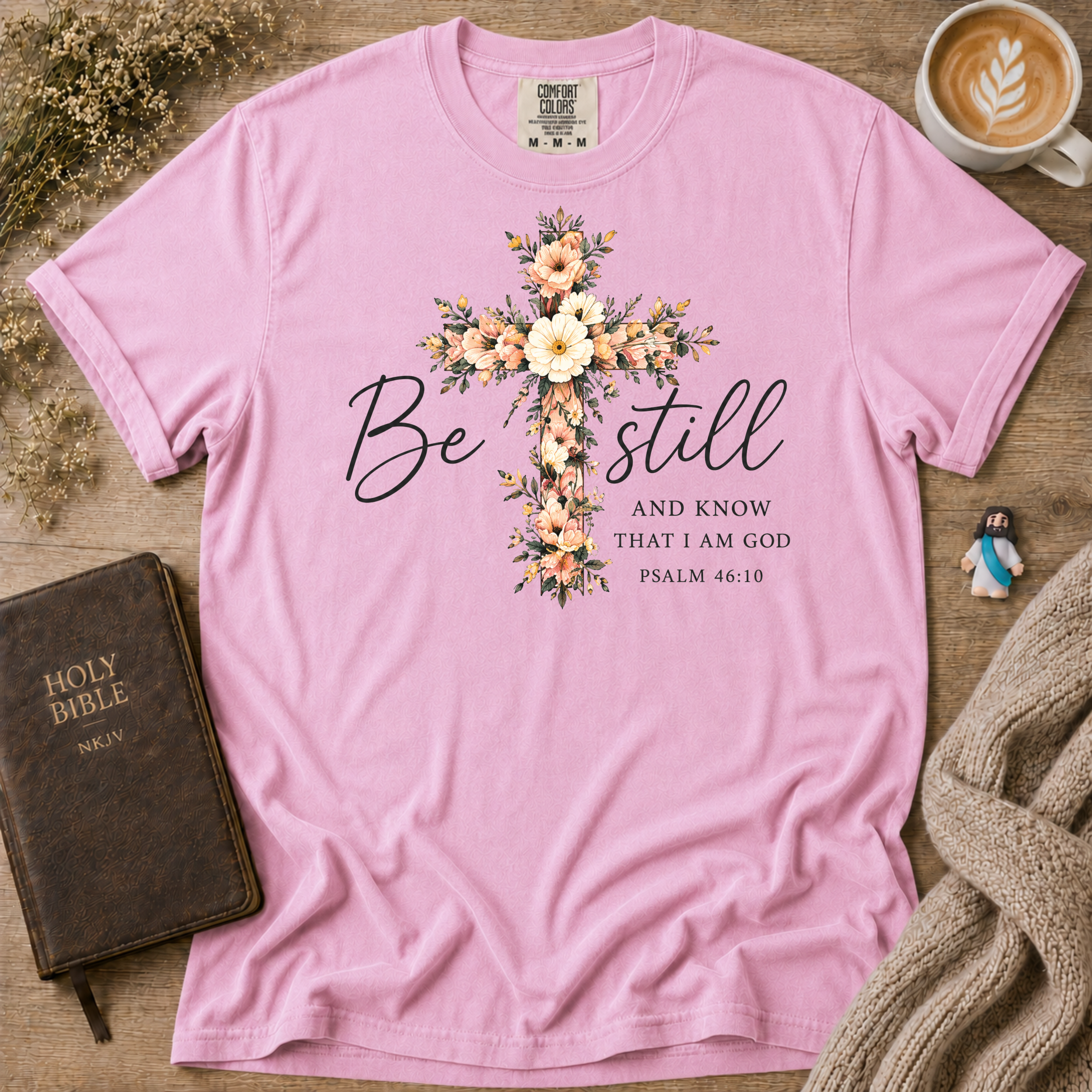 Pslams 46:10 T-Shirt | Christian Faith Graphic Tee