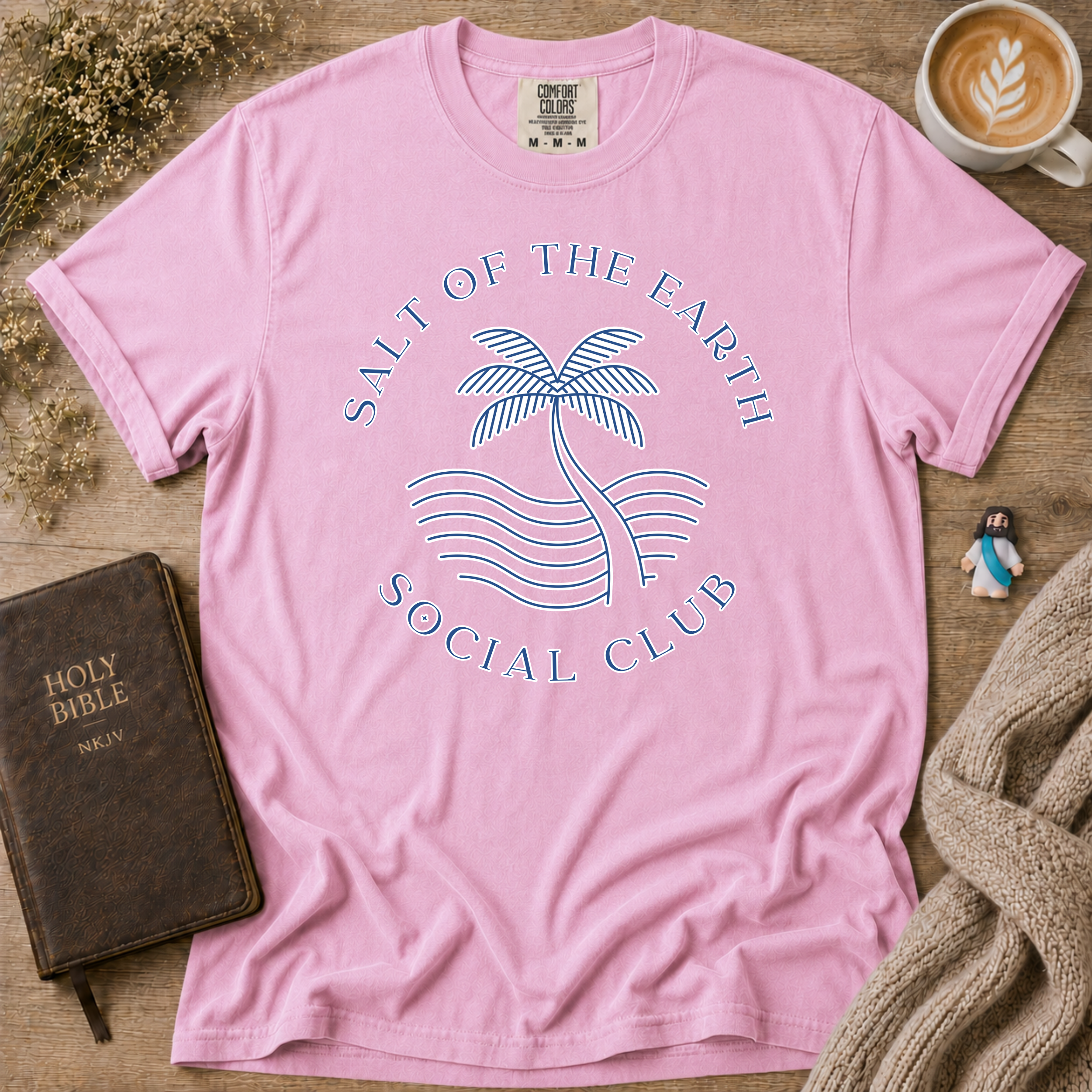 Salt Of The Earth Social Club T-Shirt | Christian Faith Graphic Tee