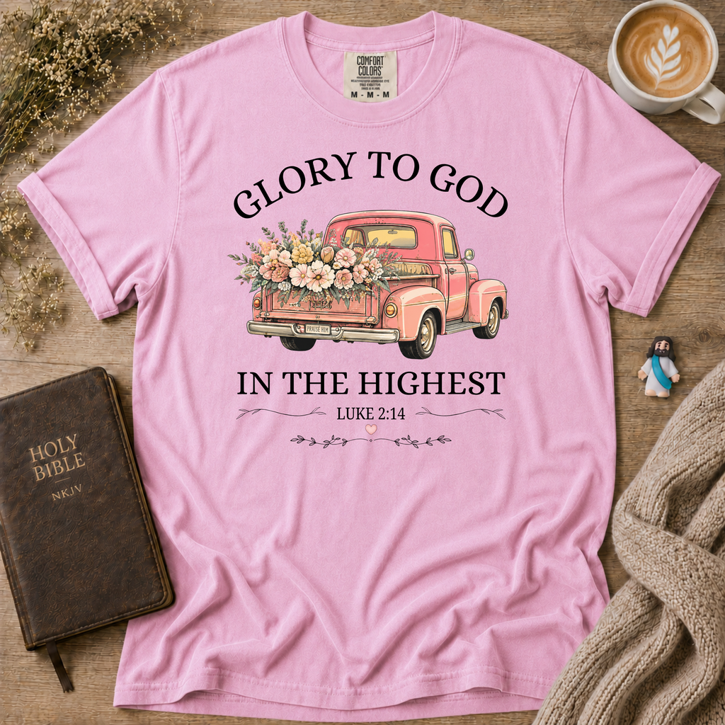 Glory To God T-Shirt | Christian Faith Graphic Tee