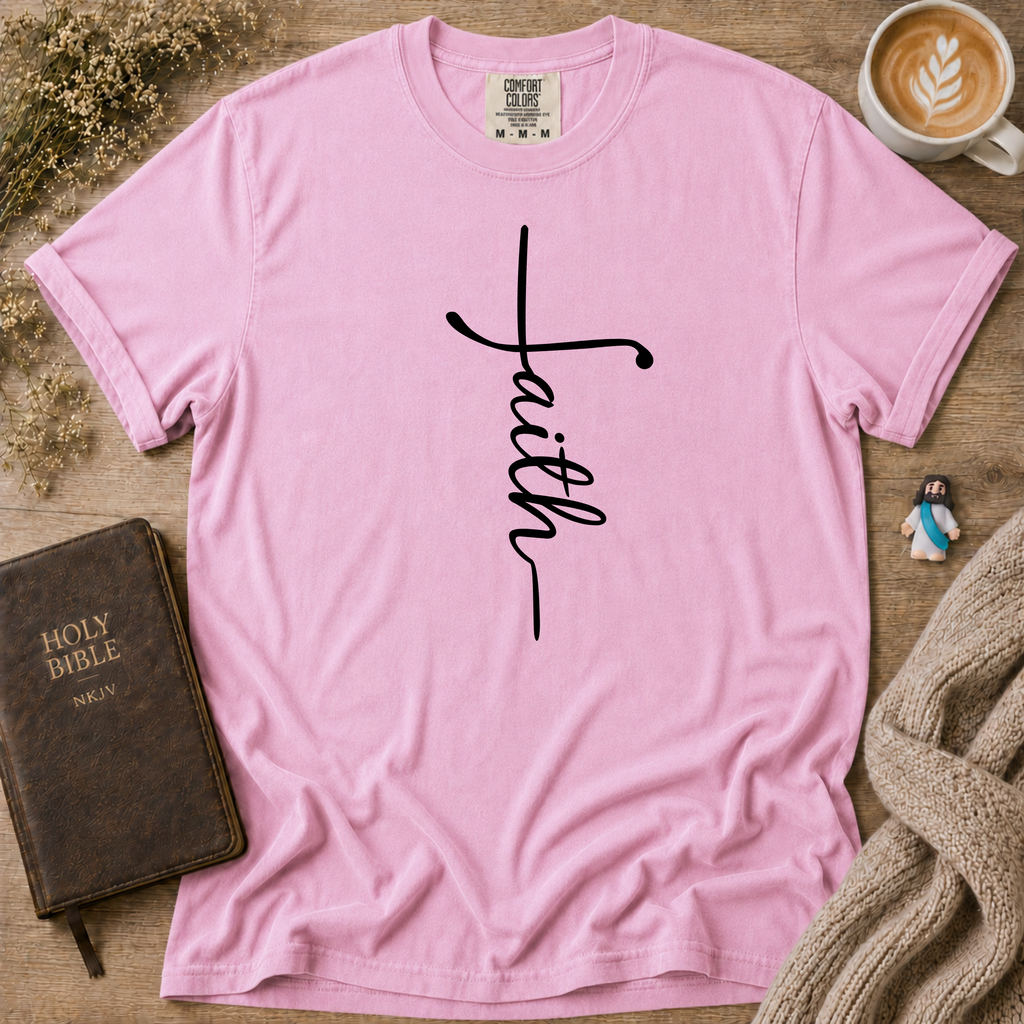 Faith Cross T-Shirt | Christian Faith Graphic Tee