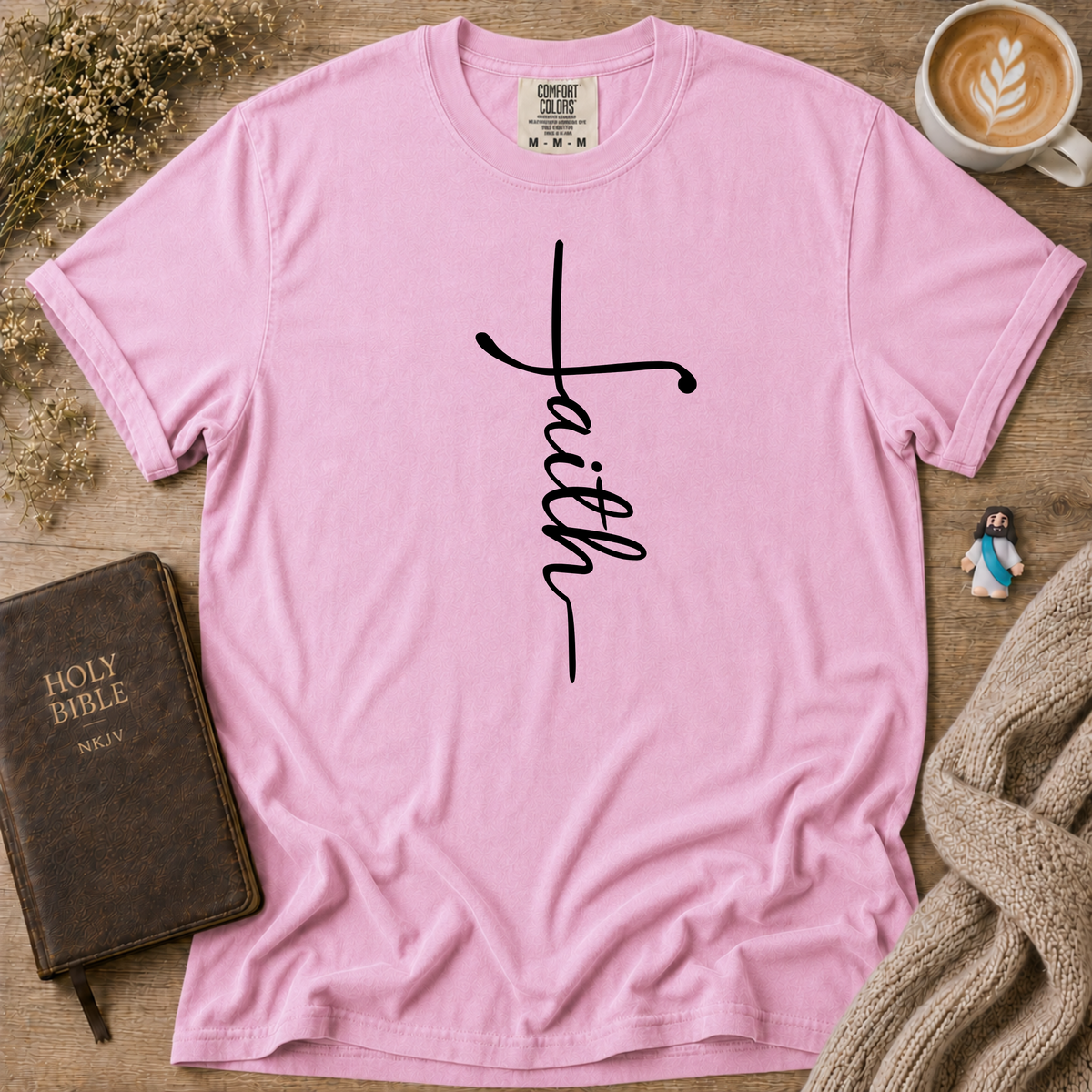 Faith Cross T-Shirt | Christian Faith Graphic Tee