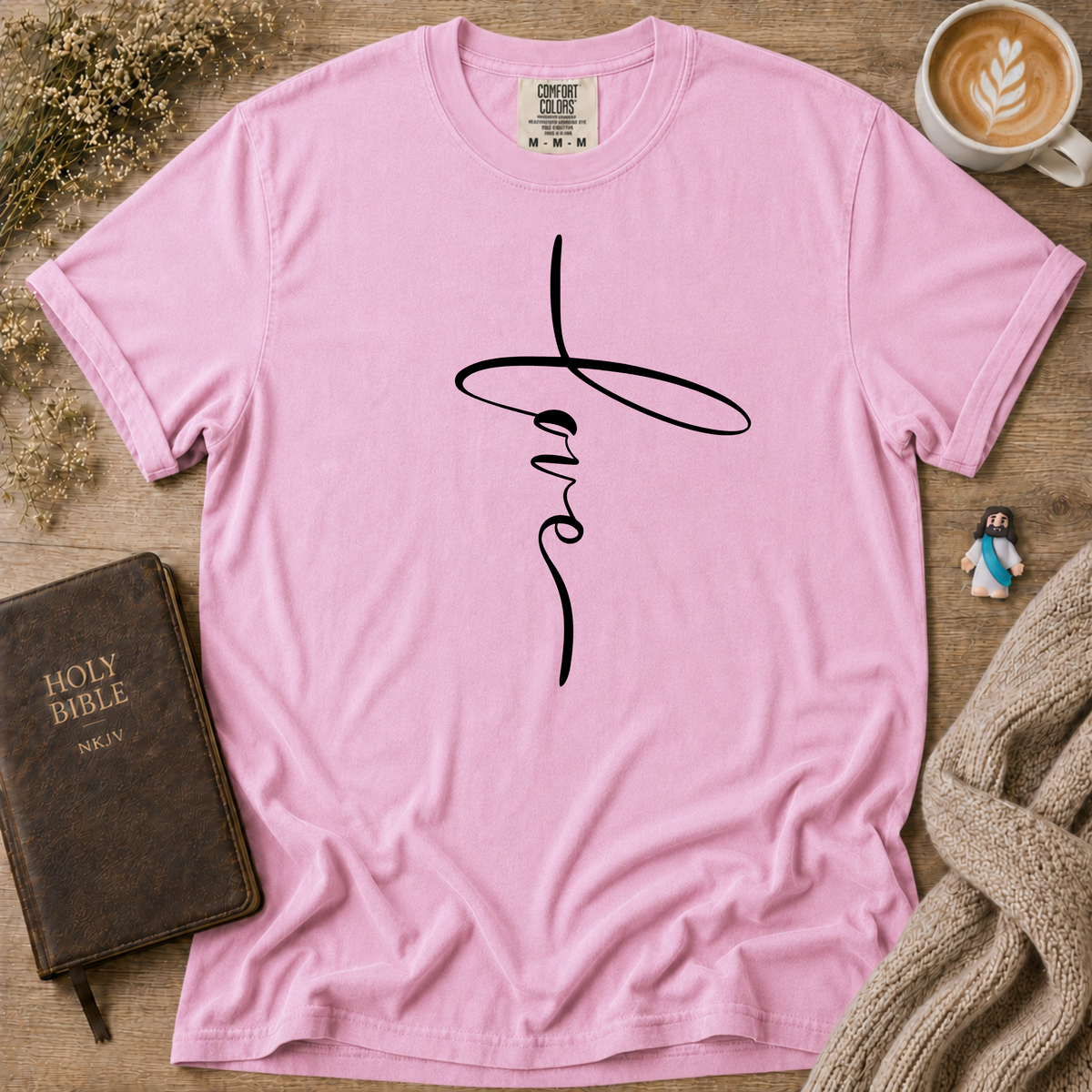 Love Cross T-Shirt | Christian Faith Graphic Tee